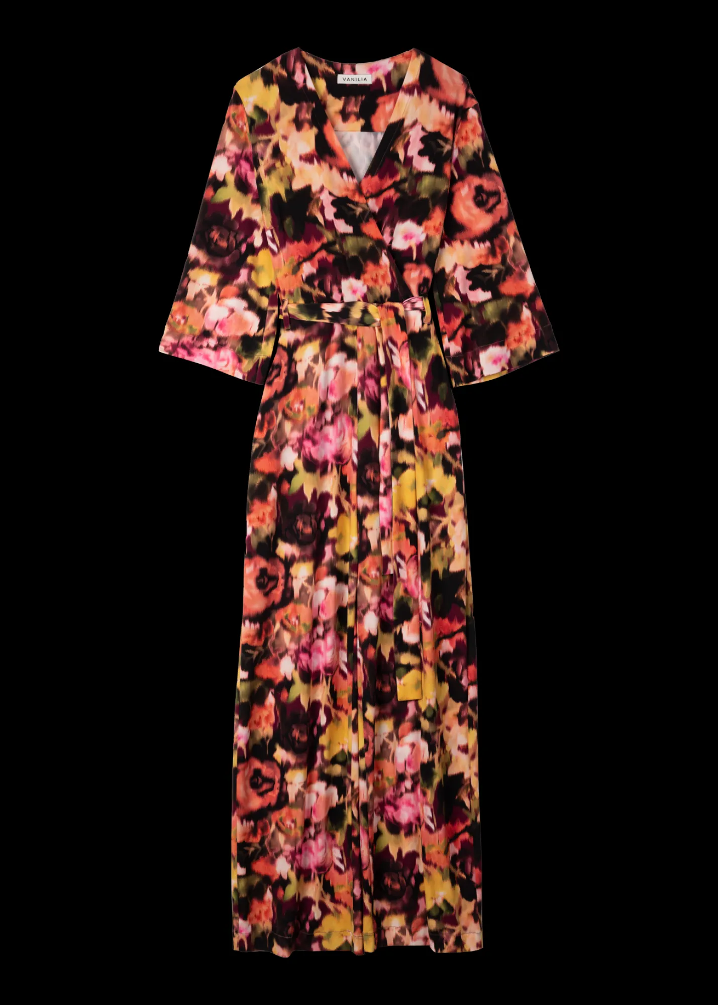 Tricot Midi Jurk Met Print<Vanilia Hot