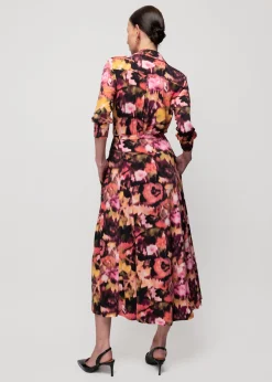 Tricot Midi Jurk Met Print<Vanilia Hot