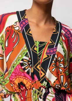 Tricot Mini Jurk Met Print<Vanilia Hot