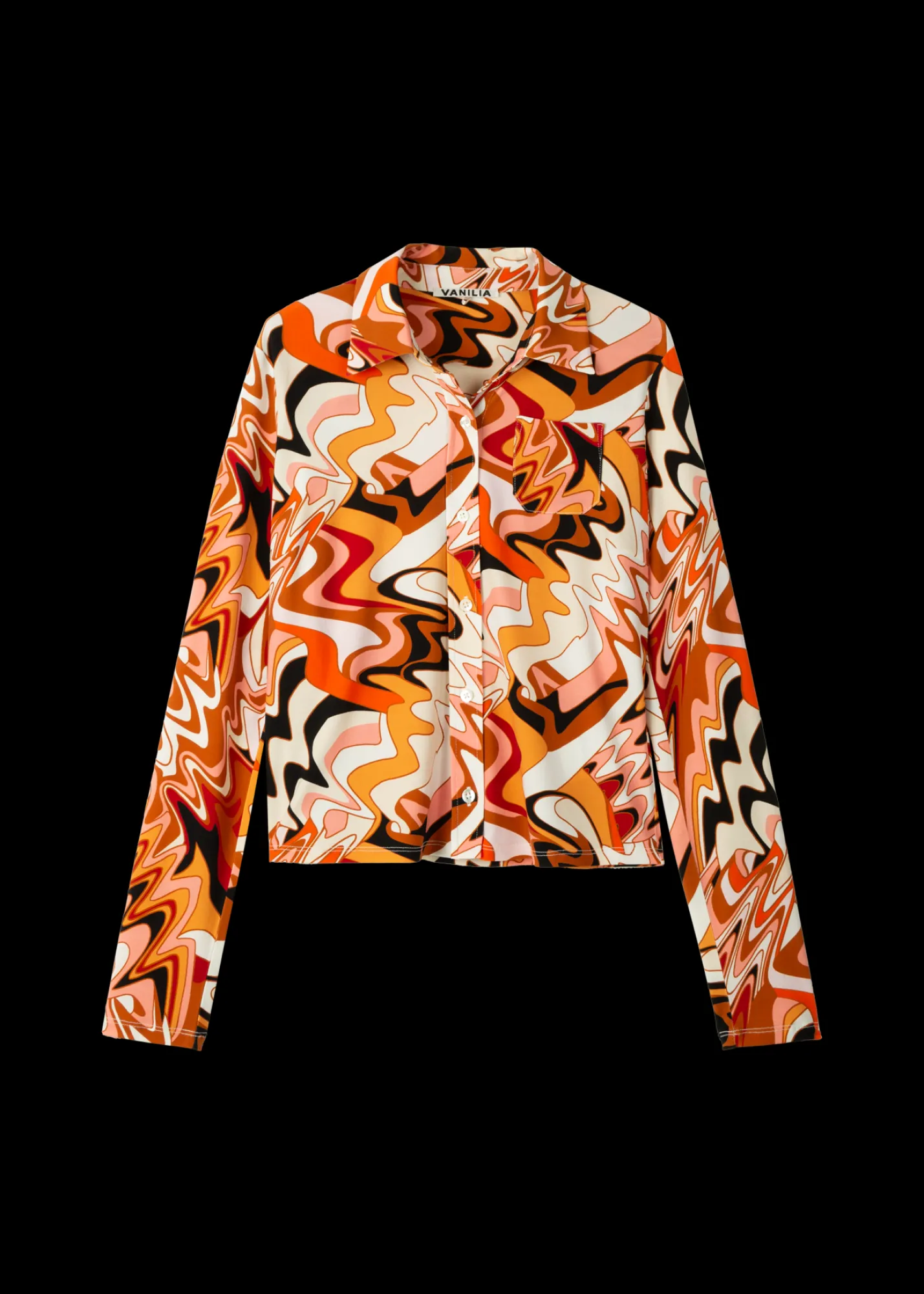 Tricot Swirl Blouse<Vanilia Best