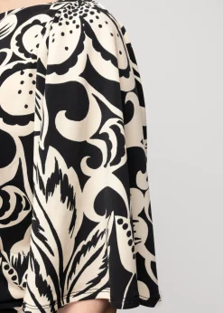 Tricot Top Met Bloemenprint<Vanilia Clearance