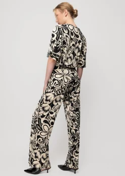 Tricot Top Met Bloemenprint<Vanilia Clearance