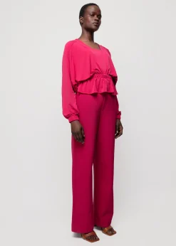 Tricot Top Met V-Hals<Vanilia Hot
