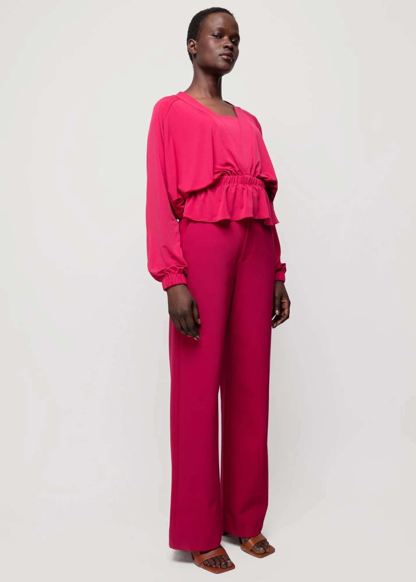 Tricot Top Met V-Hals<Vanilia Hot