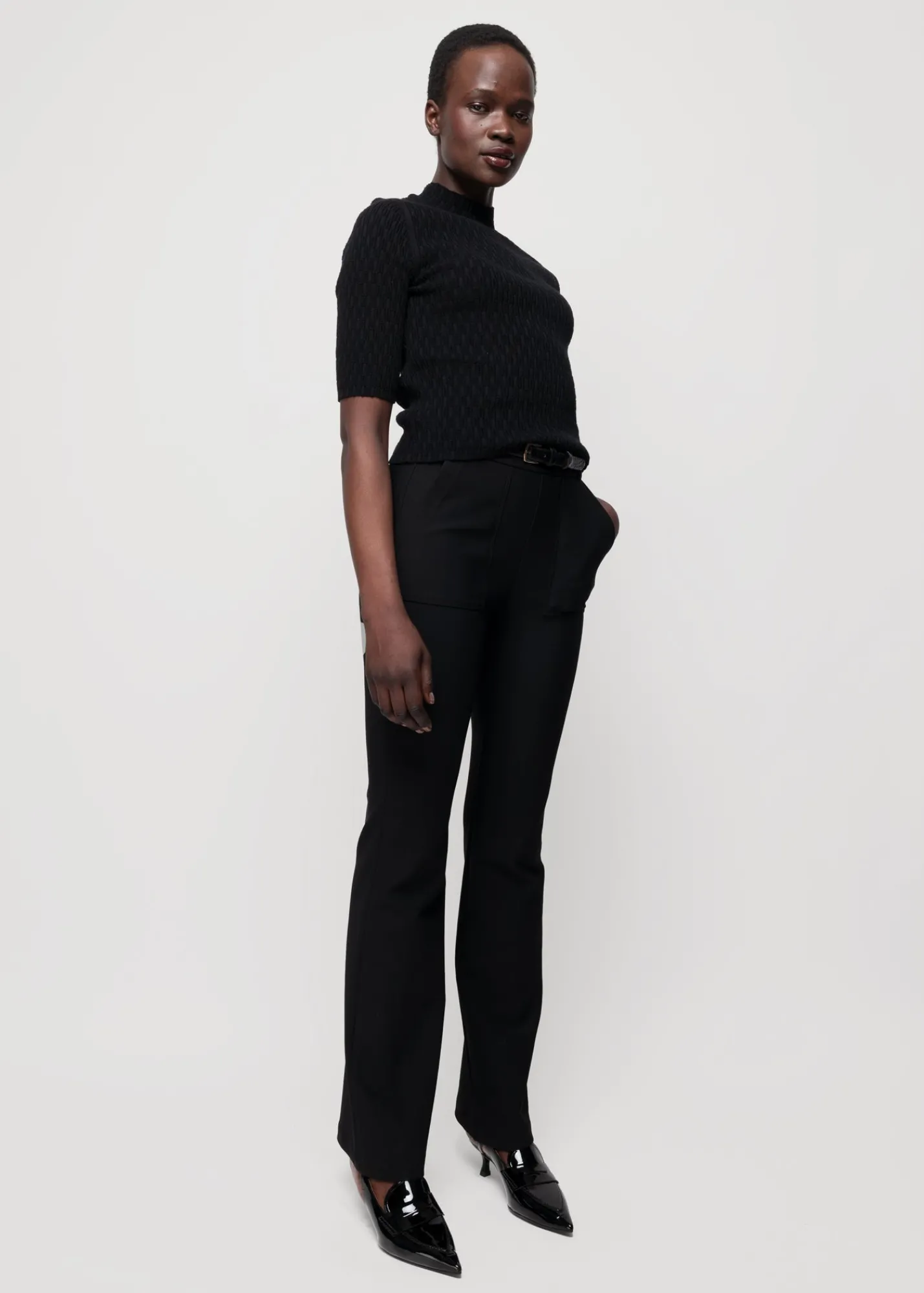 Twill Broek Flared<Vanilia Outlet