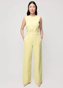 Twill Mouwloze Top<Vanilia Clearance