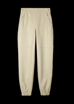 Vegan Leren Jogger<Vanilia Hot