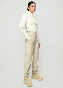 Vegan Leren Jogger<Vanilia Hot