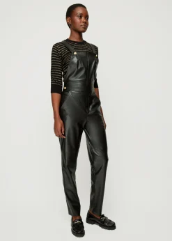 Vegan Leren Tuinbroek<Vanilia New