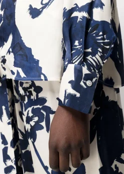 Viscose Blouse Met Bloemen<Vanilia Hot
