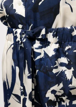 Viscose Broek Met Bloemen<Vanilia Hot