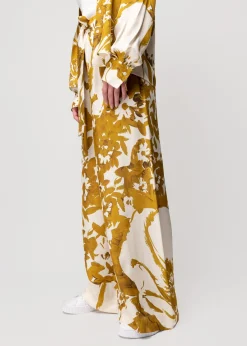 Viscose Broek Met Bloemen<Vanilia Discount