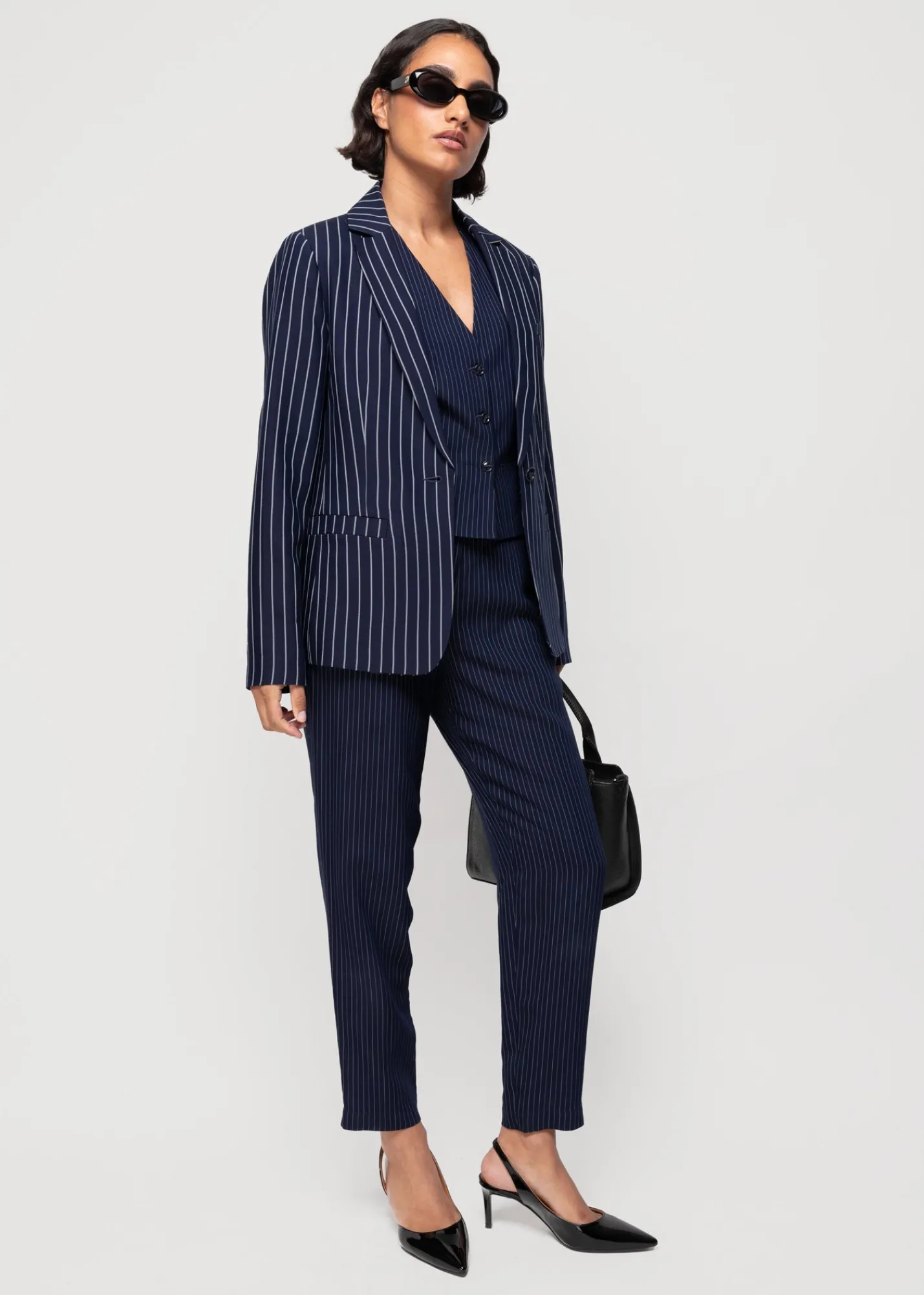 Viscose Chino Pin Stripe<Vanilia Sale