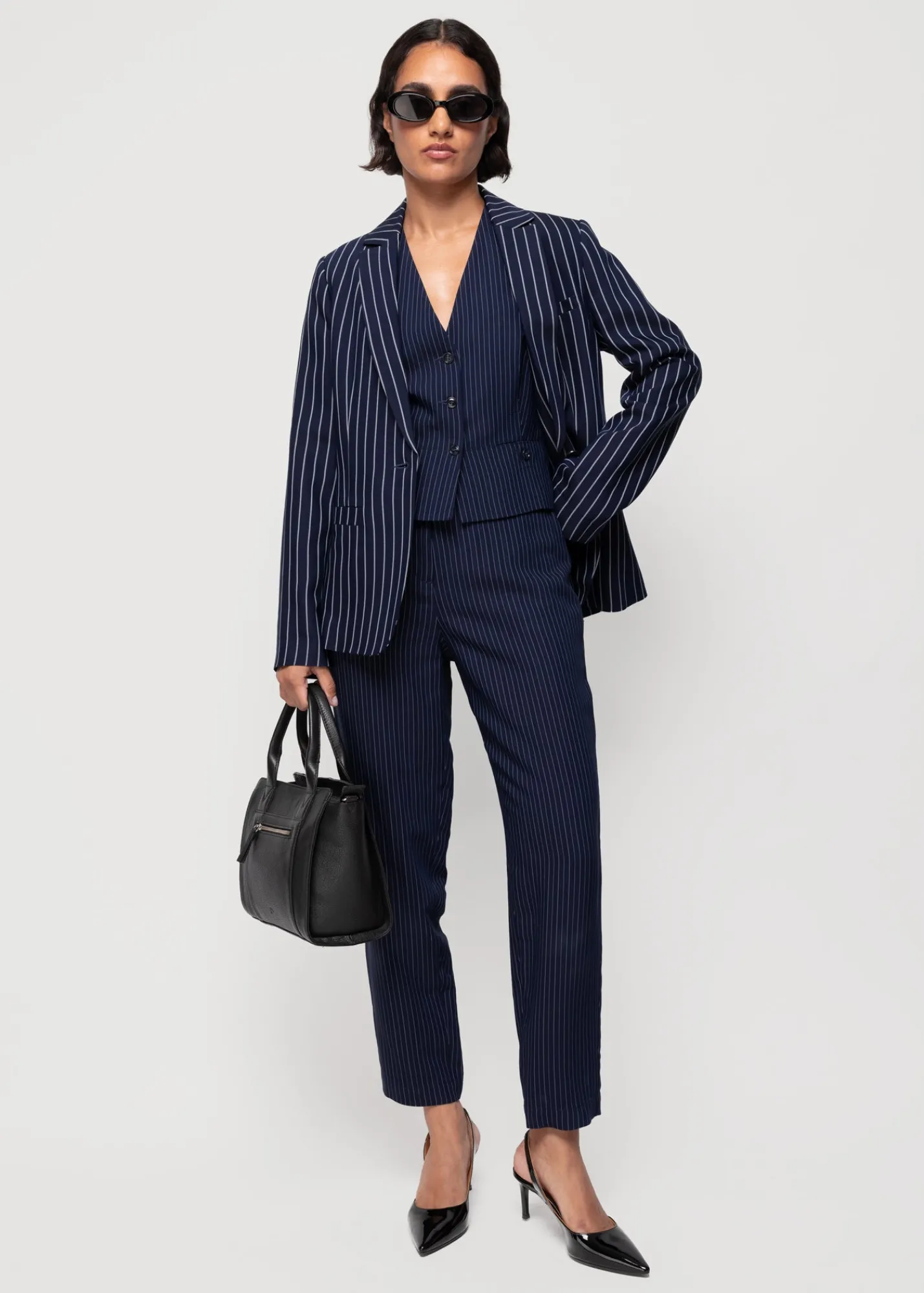 Viscose Chino Pin Stripe<Vanilia Sale