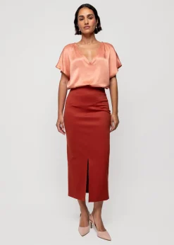 Viscose Crepe Top<Vanilia Fashion