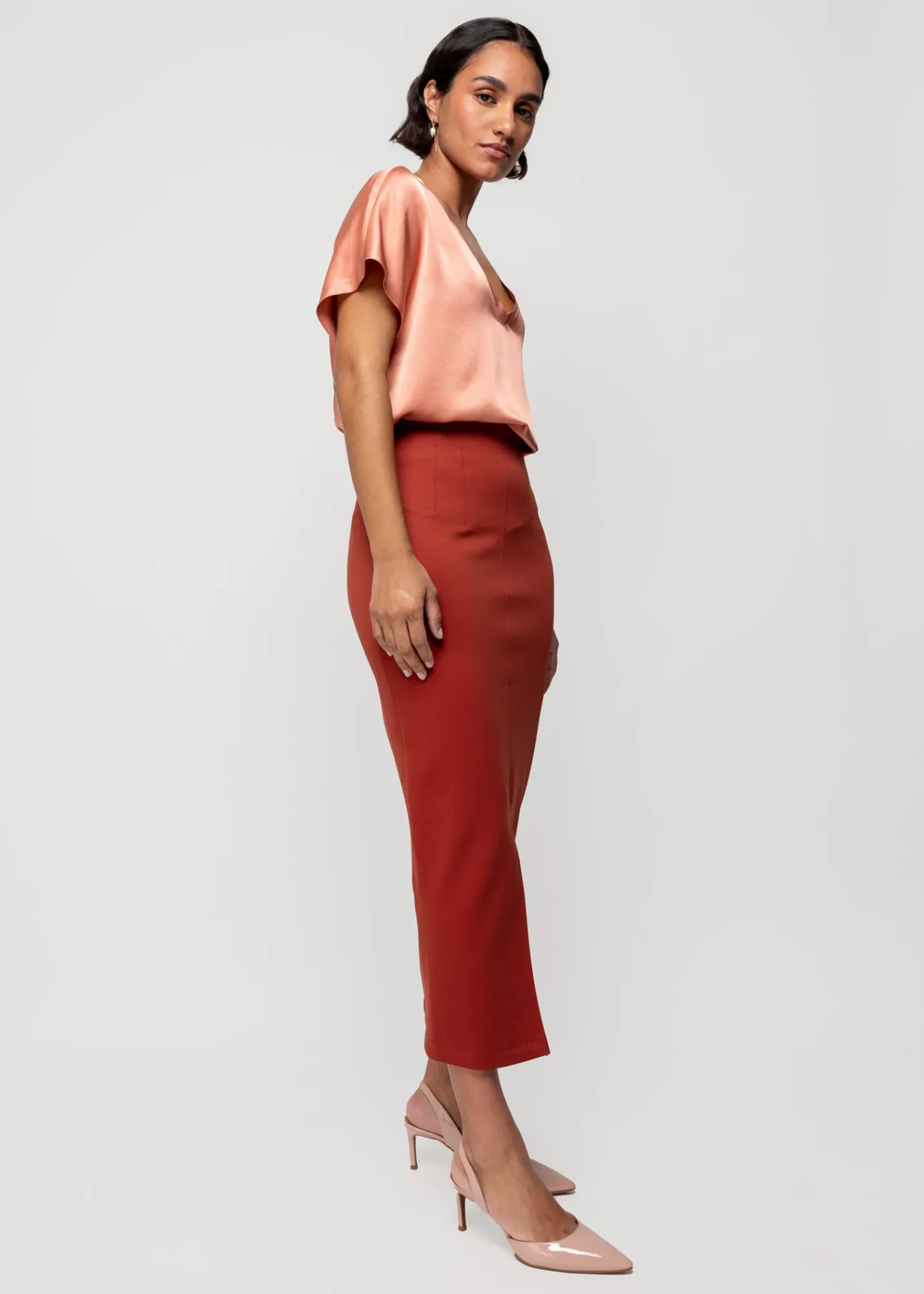 Viscose Crepe Top<Vanilia Fashion