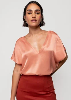 Viscose Crepe Top<Vanilia Fashion