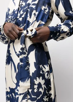 Viscose Maxi-Jurk Met Bloemen<Vanilia Outlet