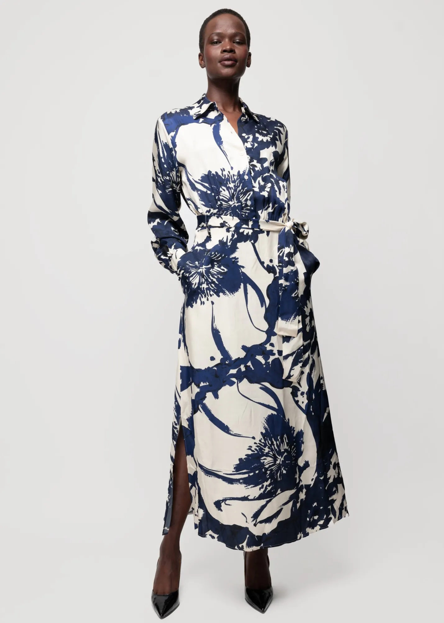 Viscose Maxi-Jurk Met Bloemen<Vanilia Outlet