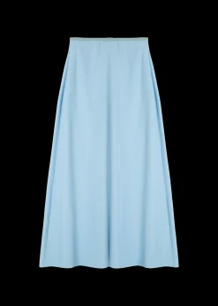 Viscose Midi Rok<Vanilia Online