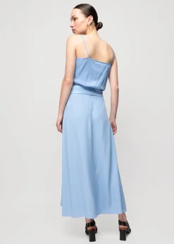 Viscose Midi Rok<Vanilia Online
