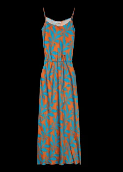 Viscose Slip Dress Met Tropic Print<Vanilia Clearance