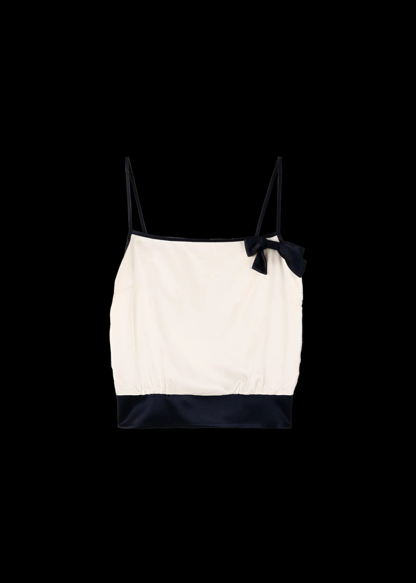 Viscose Top Met Strik<Vanilia Discount