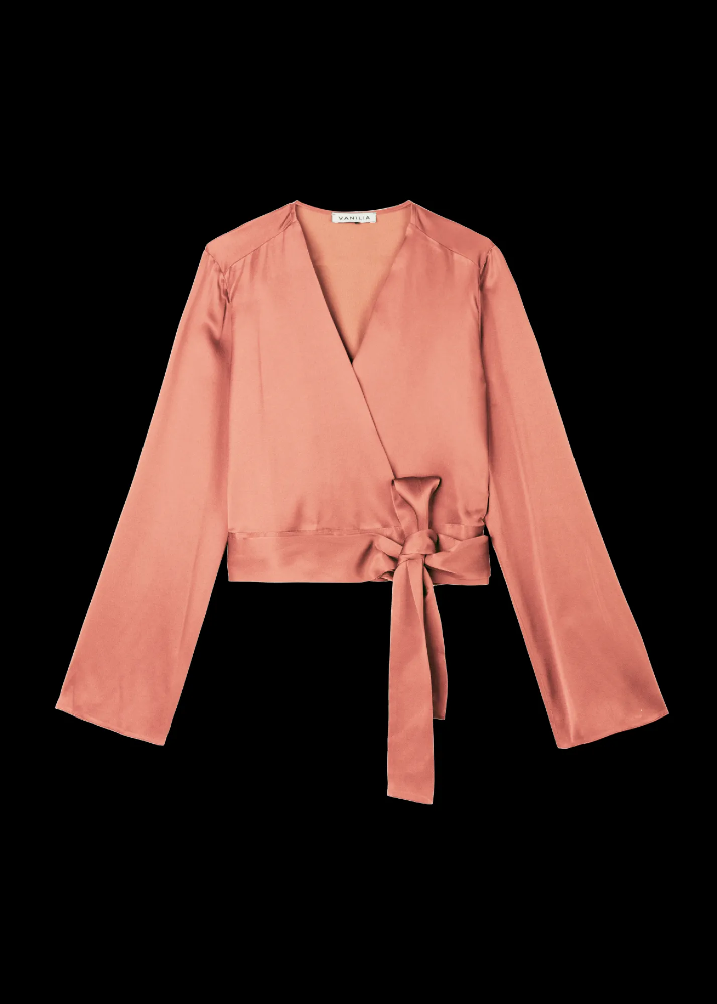 Viscose Wrap Top<Vanilia Hot