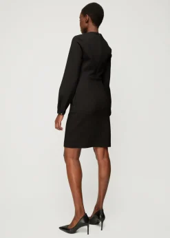 Wafel Jurk Met Couture Mouwen<Vanilia Hot