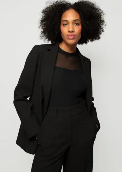 Wafel Structuur Blazer<Vanilia Hot