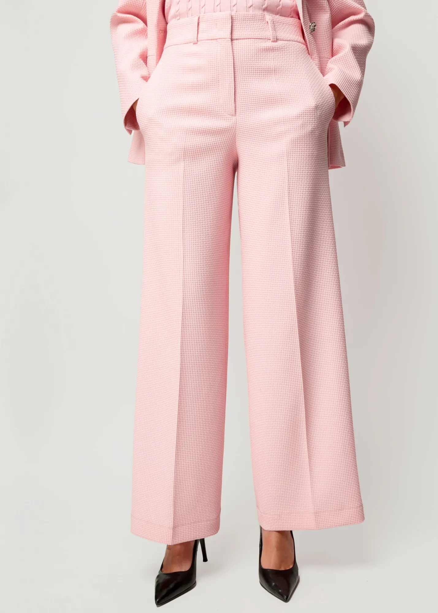 Wafel Structuur Pantalon<Vanilia Sale