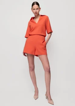 Wafel Structuur Short<Vanilia Hot
