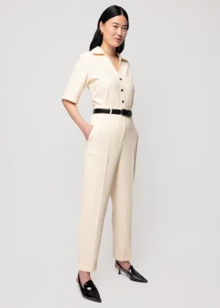 Wafelstructuur Jumpsuit<Vanilia New